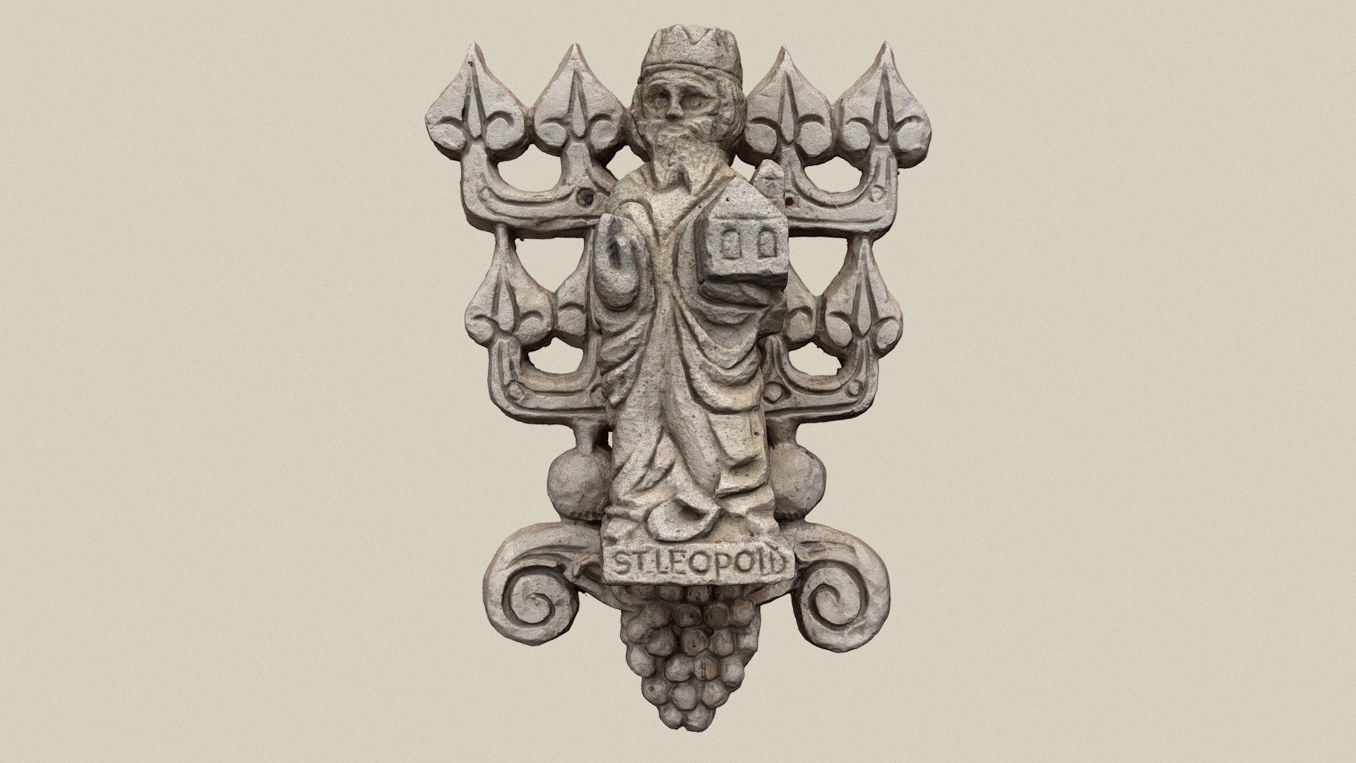 Hl. Leopold — Sketchfab embed 3D viewer