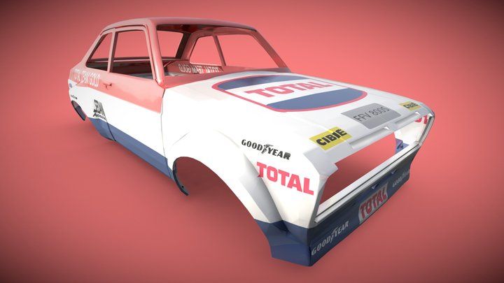 Ford Escort Mk II RS1800 Body (Leak) – Modello 3D gratuito STL