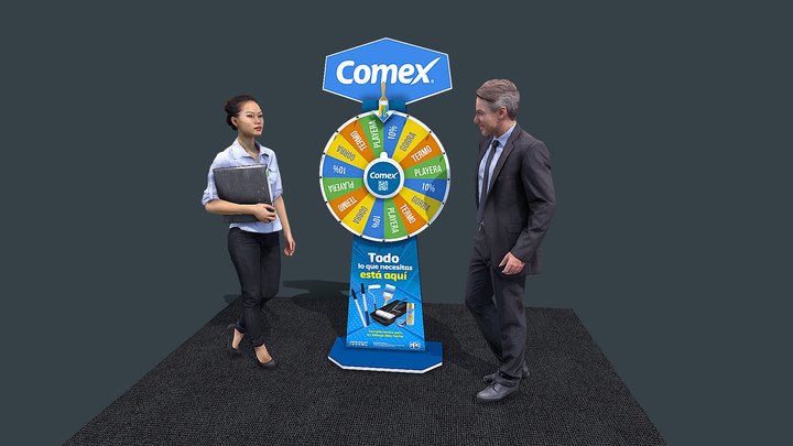 COMEX 2021 - Ruleta 3D Model