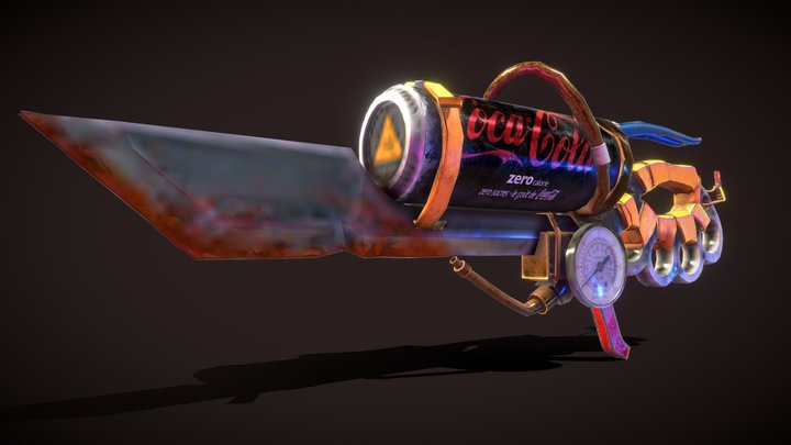 CocaCola Knife 3D Model