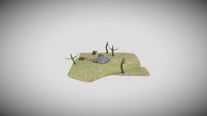 UFO Crash Site 3D Model