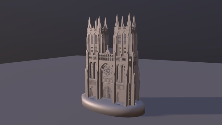 National Cathedral 3D Model