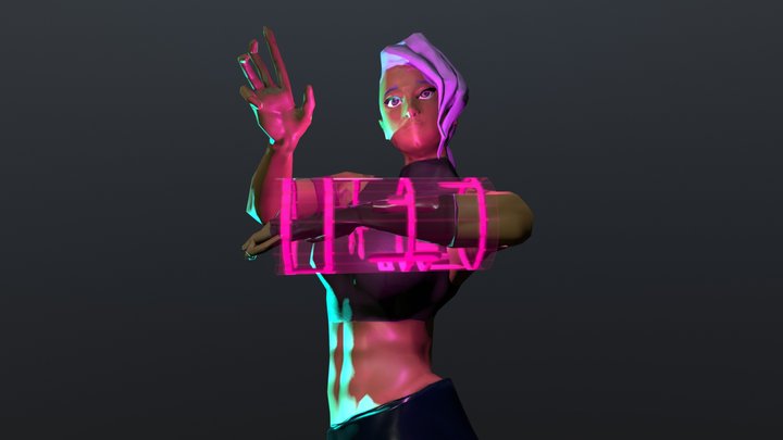 VIX The Hacker 3D Model