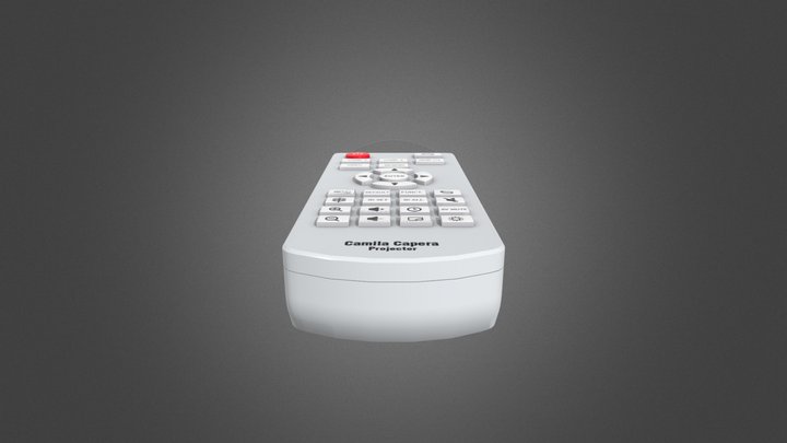 Control Proyector - Camila Capera - BLENDER 02 3D Model