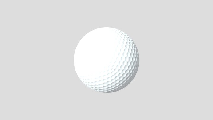 Golf Ball 3D Model