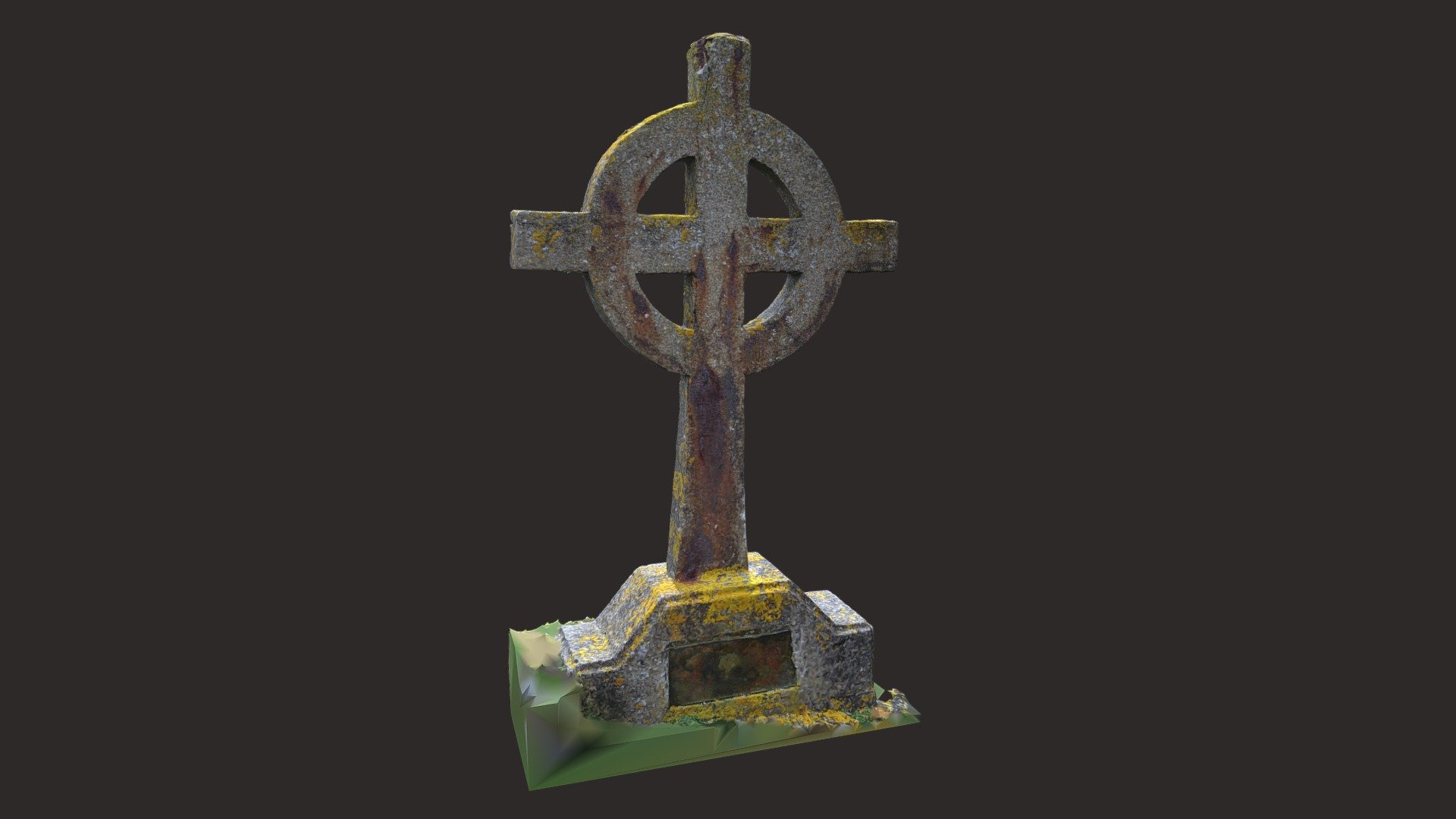 Inishtrahull Celtic Cross — Sketchfab embed 3D viewer