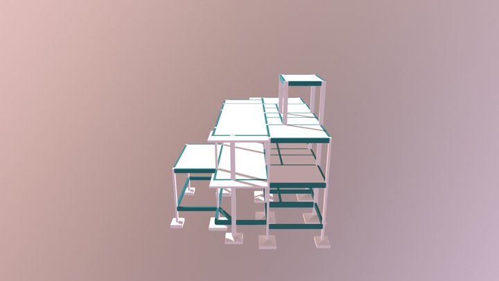 Casa Térrea Com Estrutura Para Ampliação 3D Model