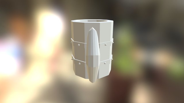 Mug Textured 3D Model