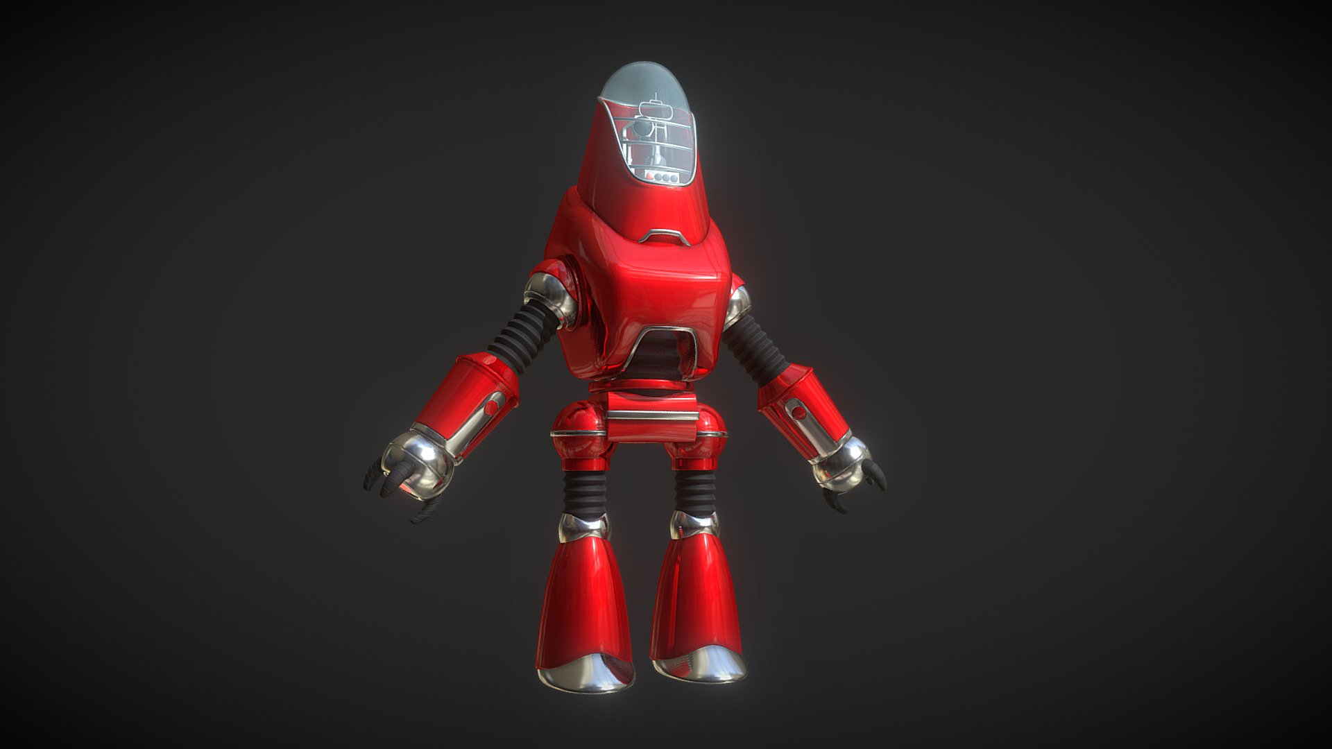 Protectron (Fallout) - Download Free 3D Model By Pakaku [427834c ...