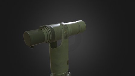 M1A1 Aiming Collimator 3D Model