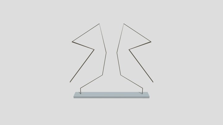 Wire Statue 3D Model