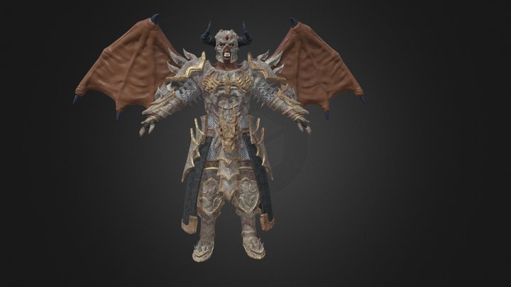 Dragonhuman 3D Model
