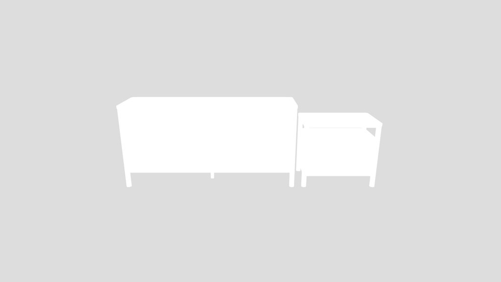 Black Dresser And Nightstand Set