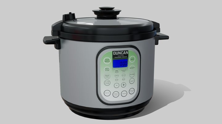 Electric Pressure Cooker 3D Model