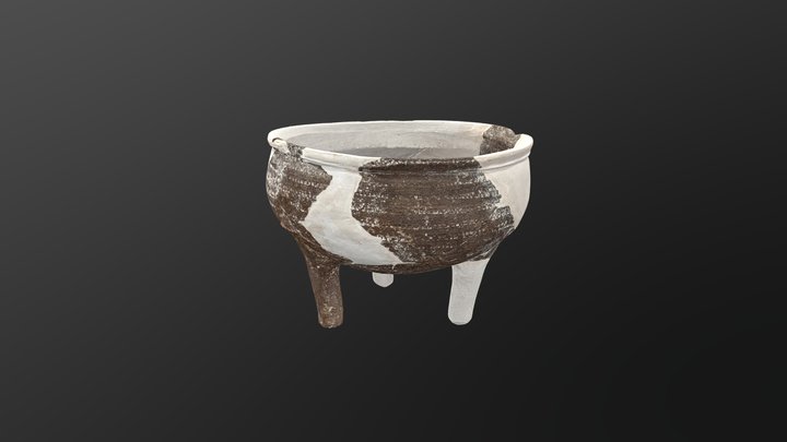 Ciotola tripode ricostruita 3D Model
