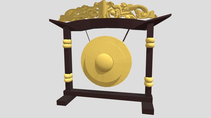 Gong 3D 3D Model