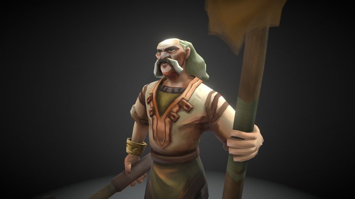 Blacksmith Hero - Kaveh 3D Model