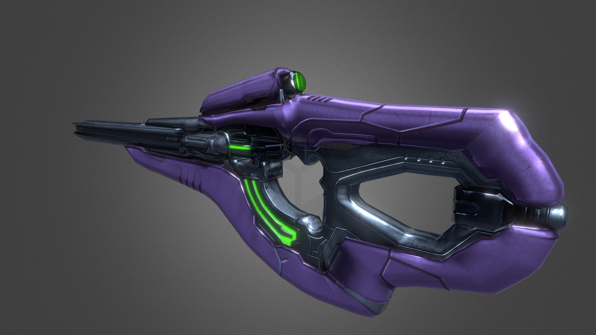 Halo - Carbine - Download Free 3D model by 3DRaven [427db67] - Sketchfab