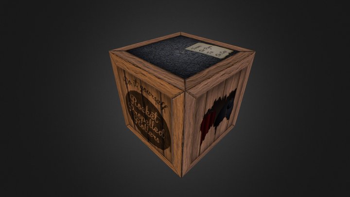 Crate 3D Model