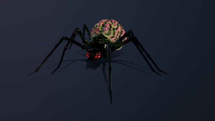 Spider Enemy 3D Model