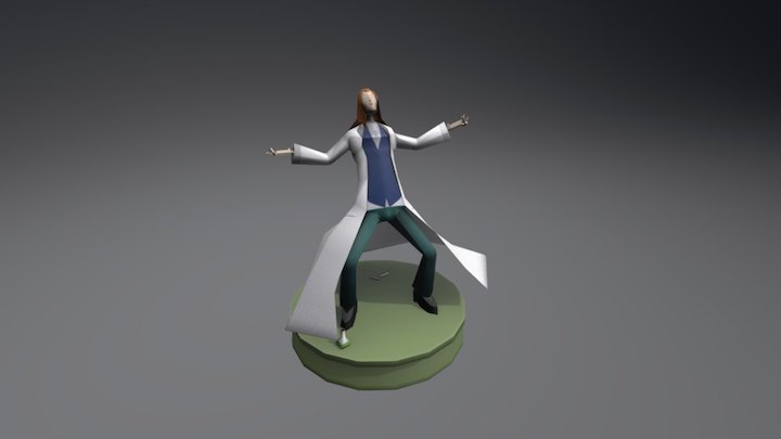 Mad Scientist 3D Model