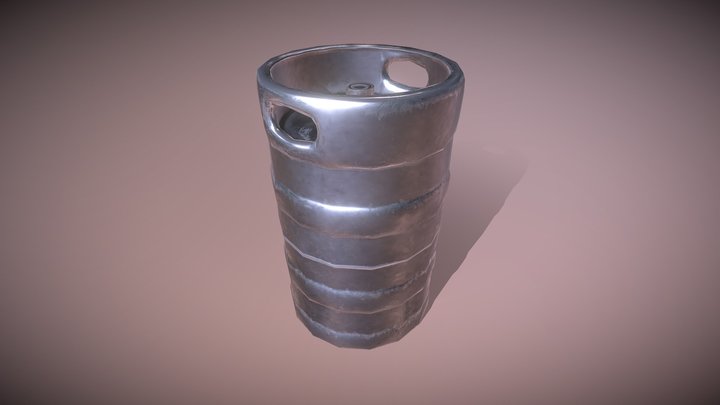 Old Keg 3D Model