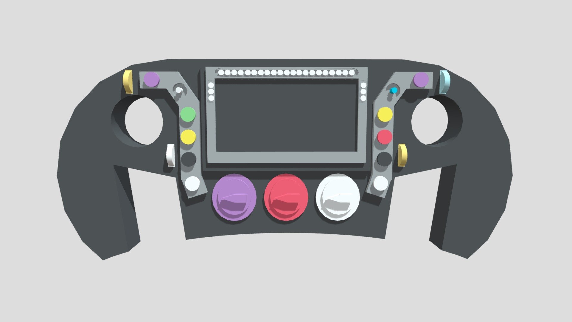 Formula 1 Steering Wheel Prototype - 3D Model By Chladomj [427f81a ...