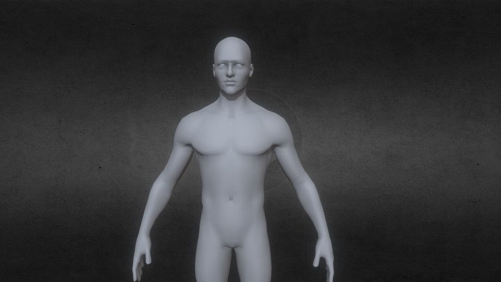 Male base mesh 3D Model