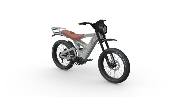 An electric bike 3D Model