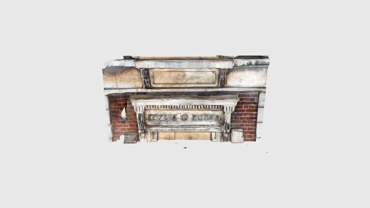 15SS - Second floor RHS window head (cropped) 3D Model