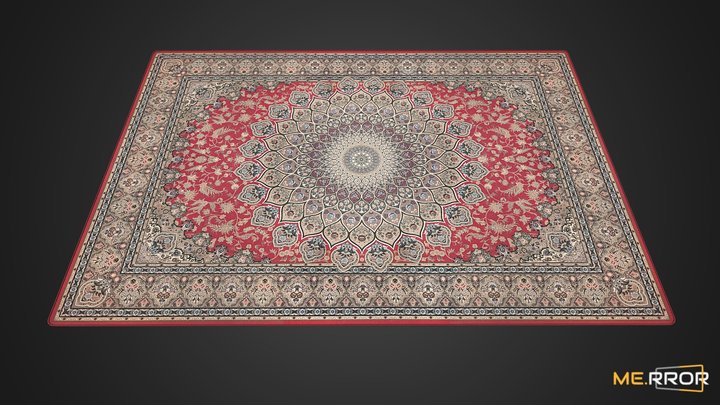 [Game-Ready] Persian Carpet 3D Model