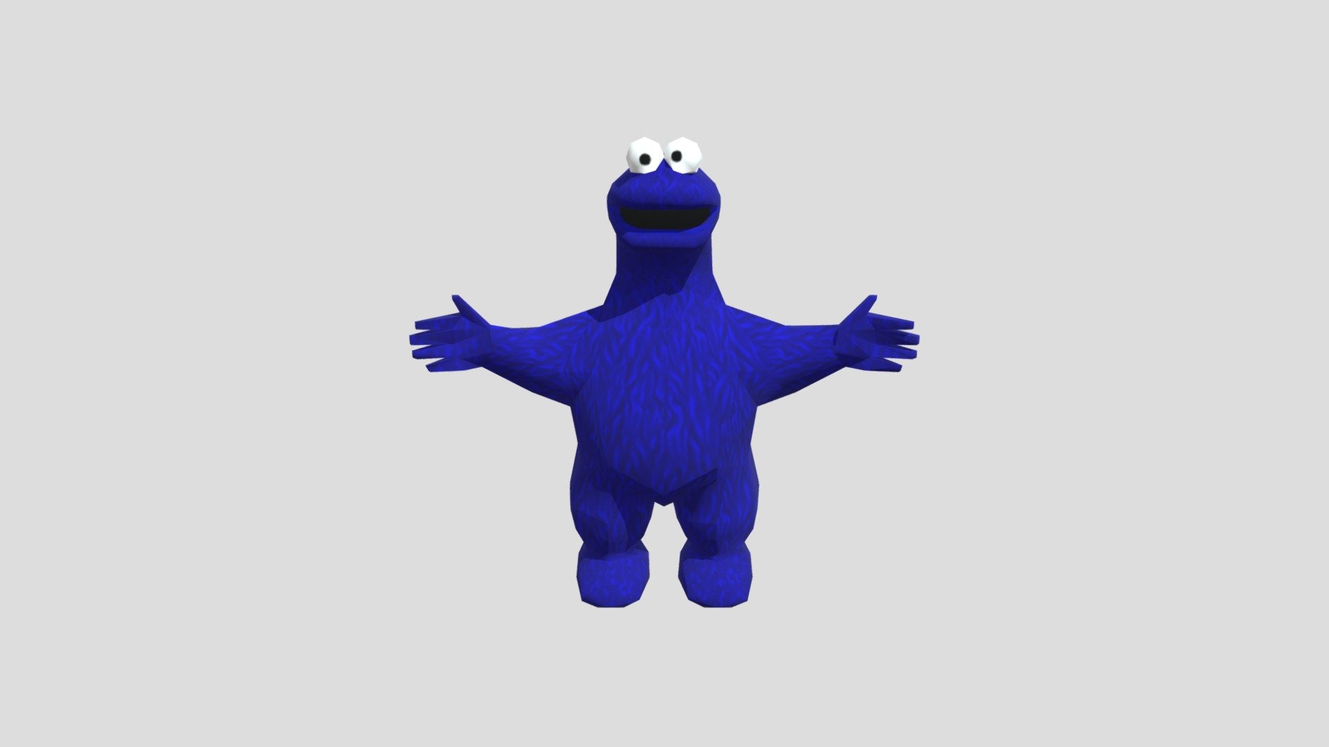 Cookiemonster Download Free 3D model by tirrellclark.75 [4282d62