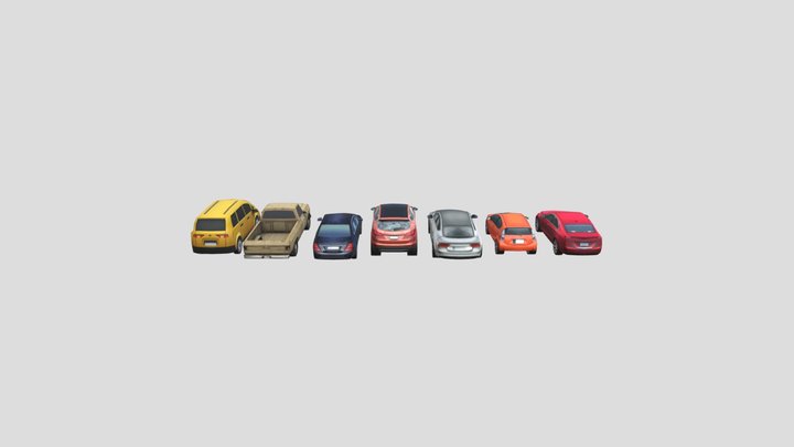Cars Kit Pack 3D Model