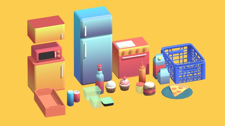 Restock Master Assets 3D Model