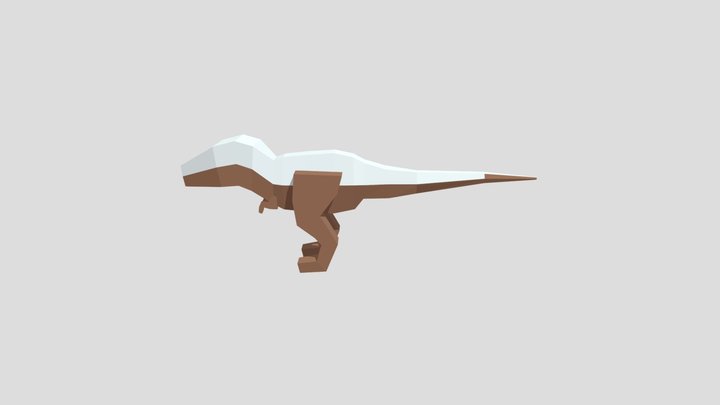 Low poly t-rex 3D Model