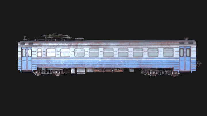 Train Wagon 3D Model