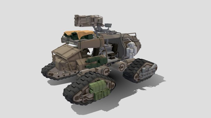 Nomad Buggy - Dune Awakening 3D Model