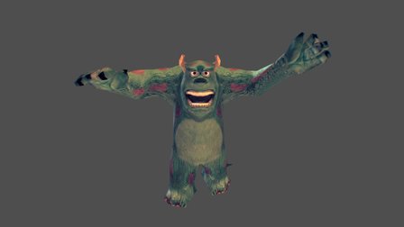 Monsters Inc - Sulley 3D Model