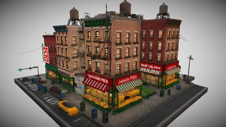 Town 3D models - Sketchfab