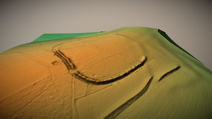 Grovely Castle, Wiltshire (UK) – Free 3D Model STL