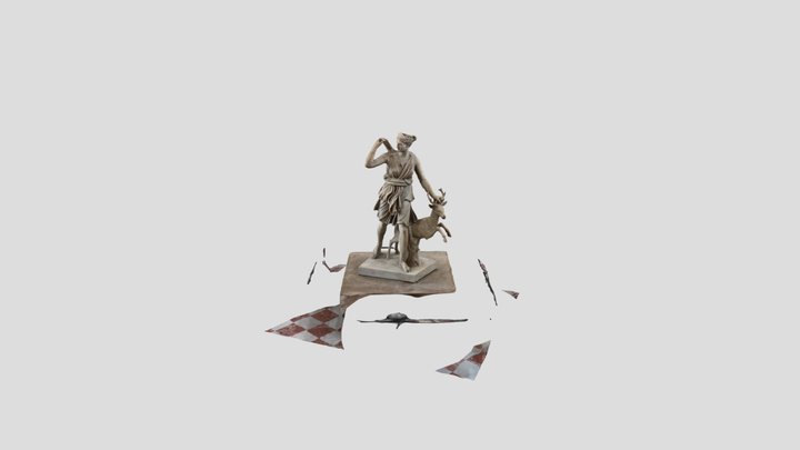 Diane de Versailles - Louvre 3D Model