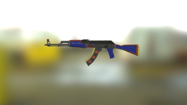 Harz Airlines AK47 3D Model