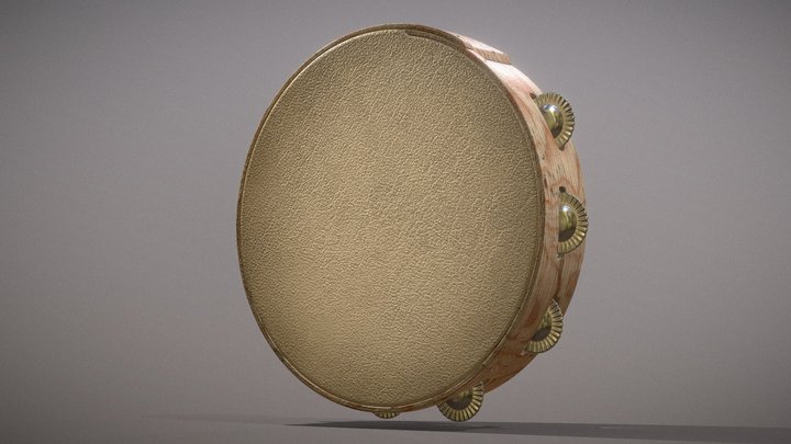 Tambourine 3D Model
