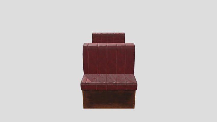 Restaurant bench 3D Model