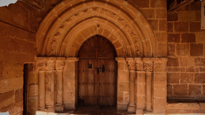 Portada de la iglesia de San Cristobal 3D Model