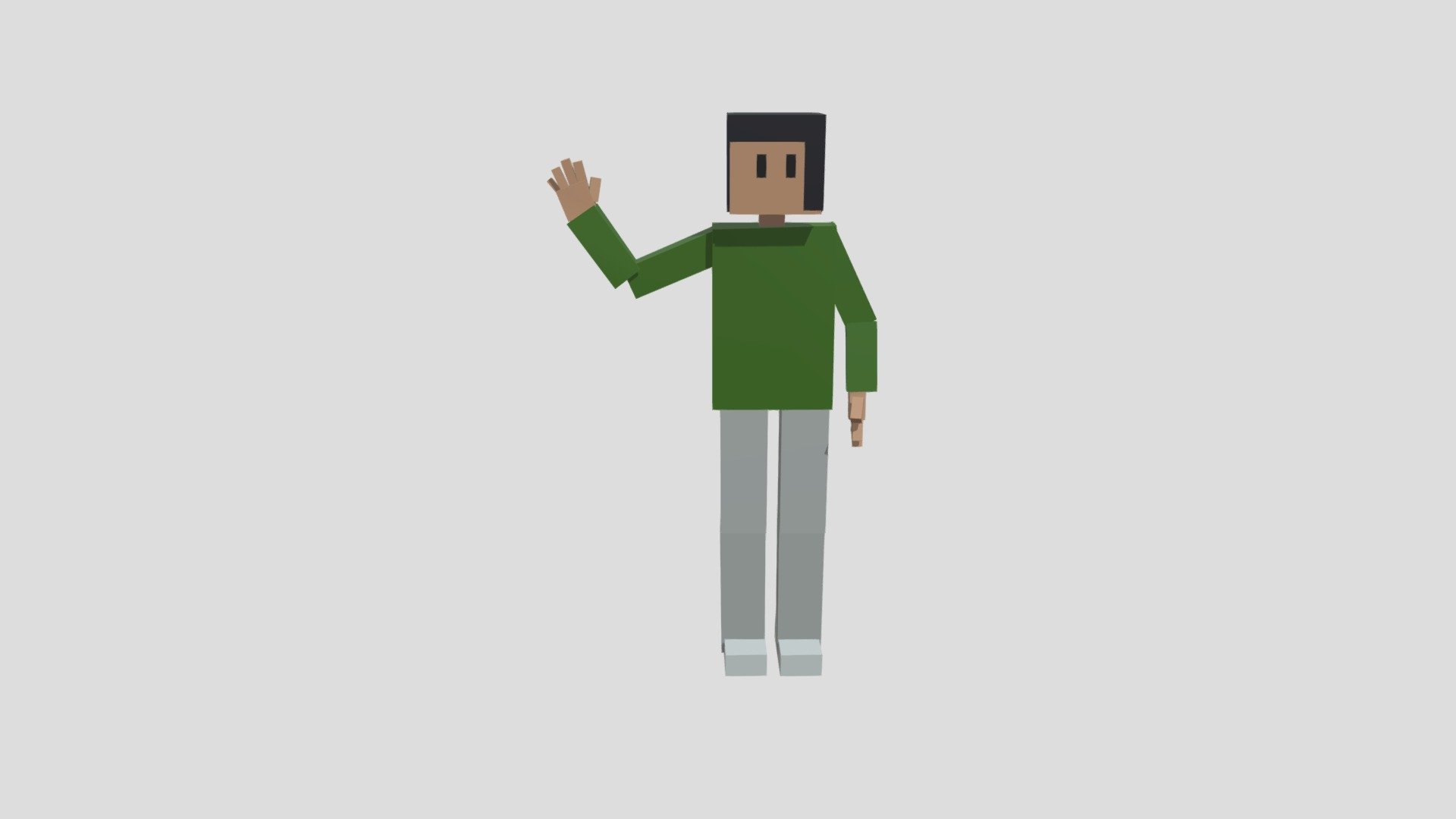 Waving Animation B2 Chumbaka