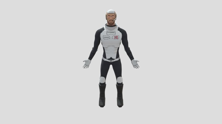 Astronaut for Studio One 3D Model