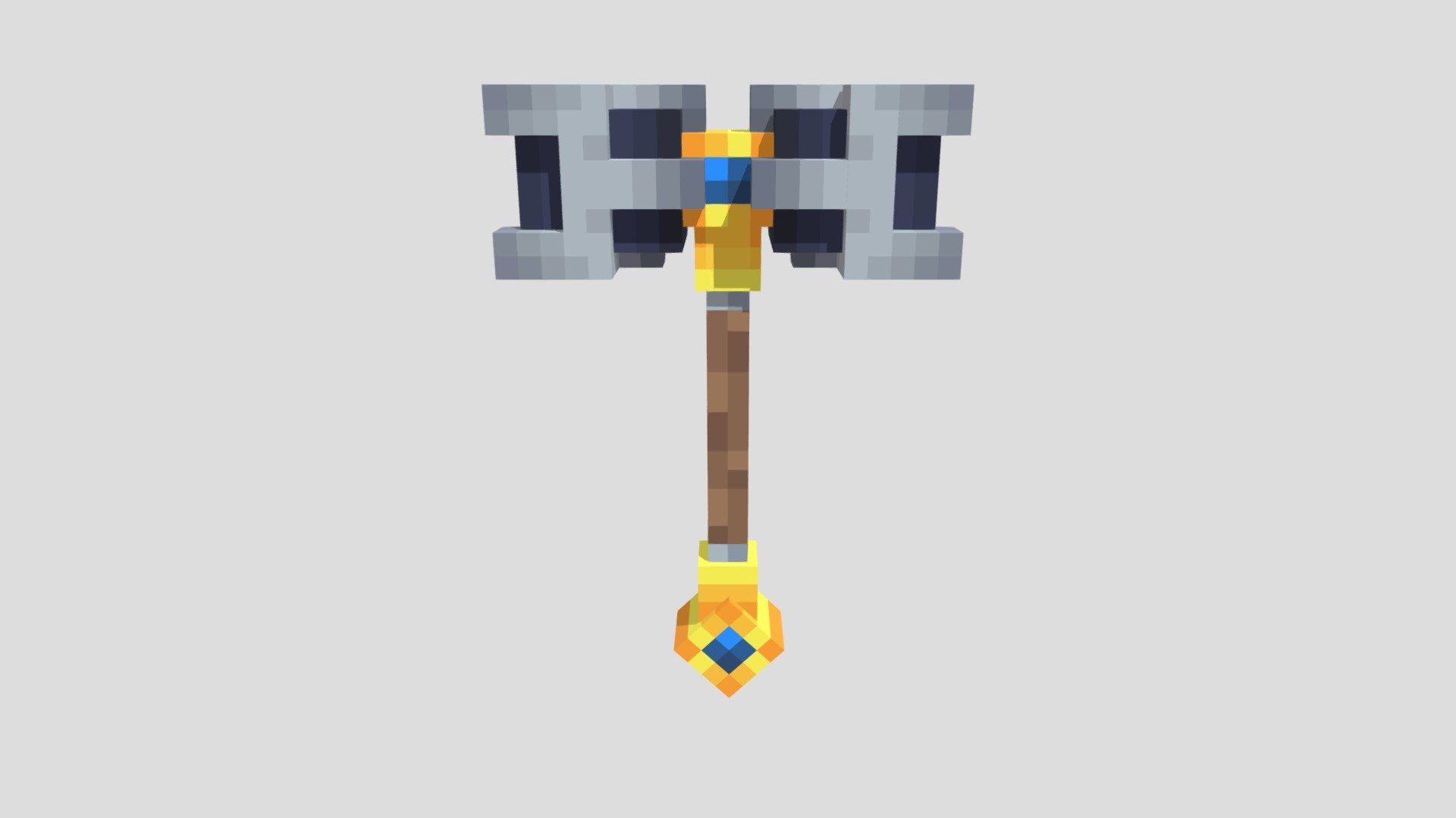 Minecraft Hammer - 3D model by Skeliiik_xd [428de70] - Sketchfab