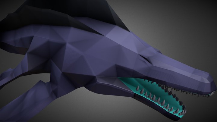 Mosasaurus Mutant 3D Model