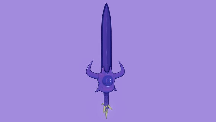 Light's Bane Hand-Painted - Terraria's Sword 3D Model